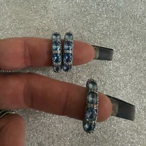 Bomb Party ring & earrings